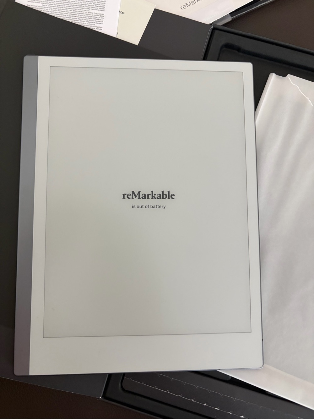ReMarkable2 Tablet with Gray Cover and Accessories - Picture 4 of 5